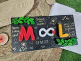 Connected Initials: A Personalized Couple's String Art