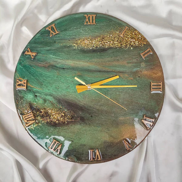 Resin Art Clock