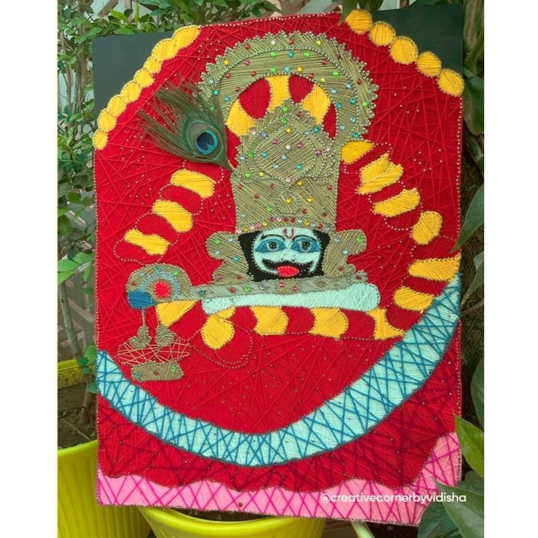 Blessings of Khatu Shyam: A Divine String Art Masterpiece