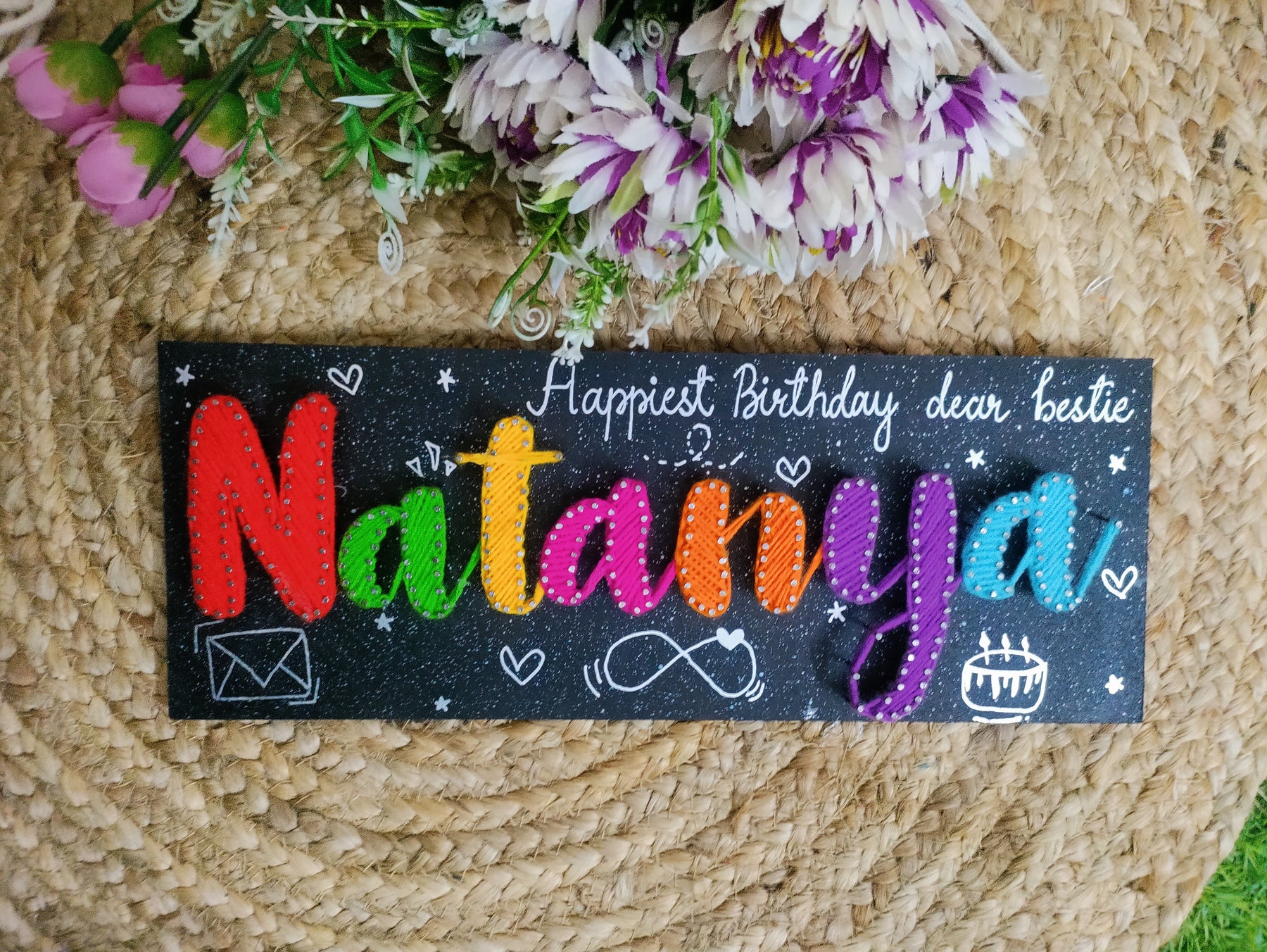 Artistic Stringed Name Plates : Personalized Elegance