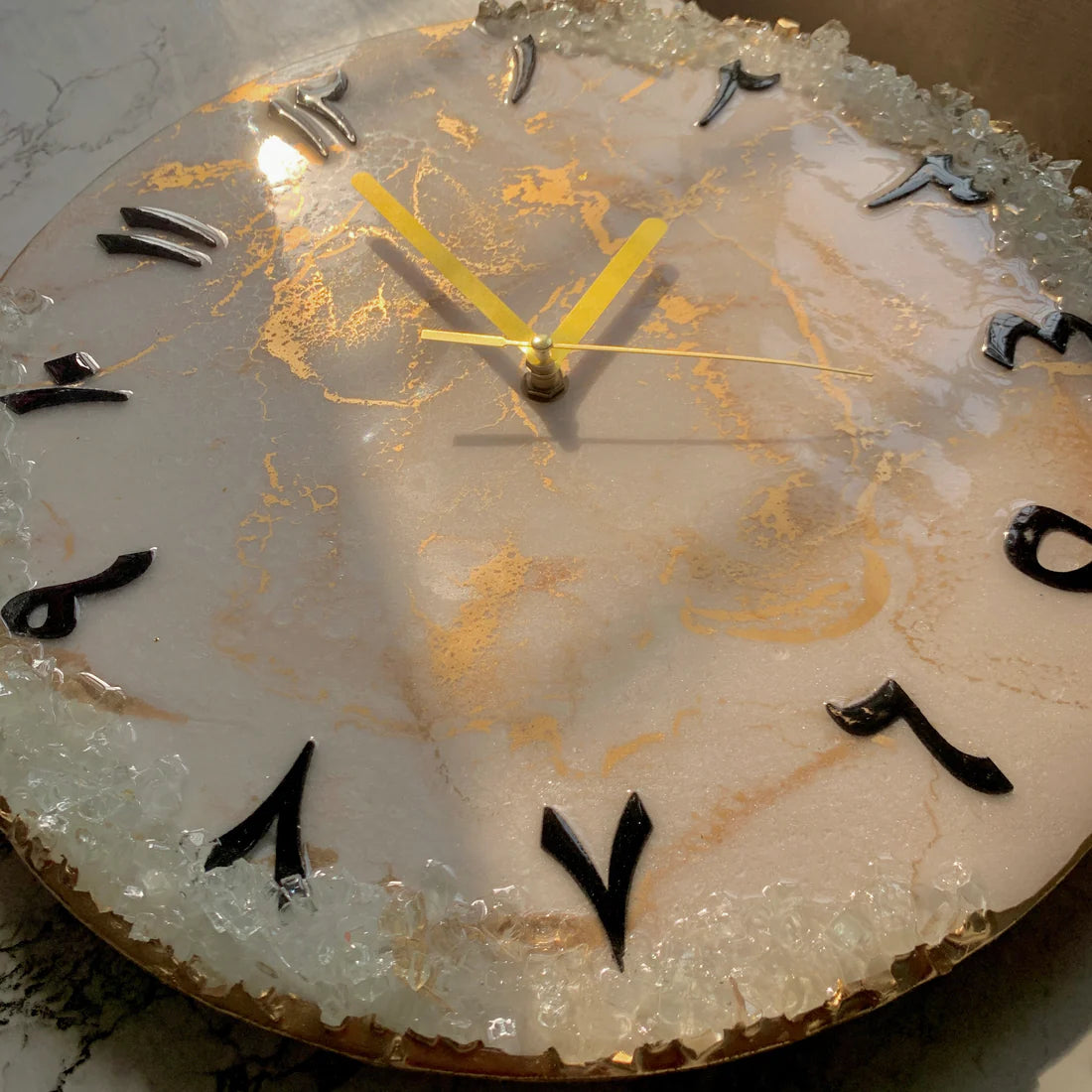 Resin Art Clock