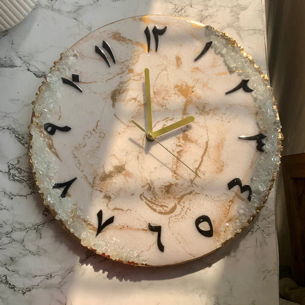 Resin Art Clock