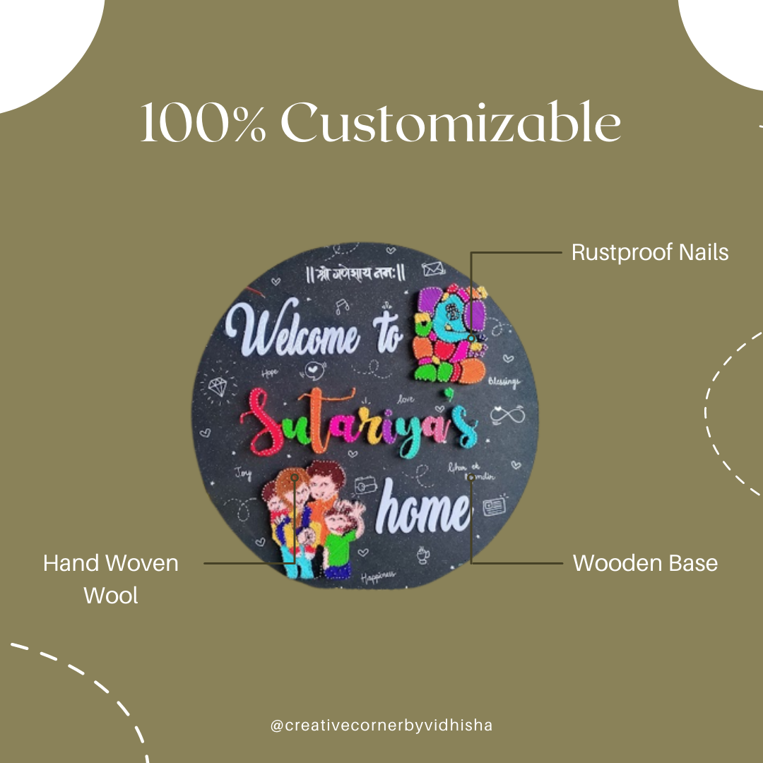 Welcome Home String Art