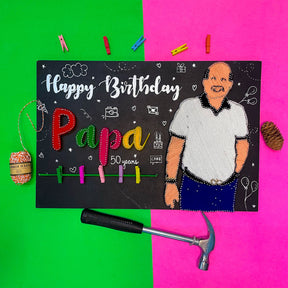 String Art Portrait: Customized Birthday Gifts For Papa