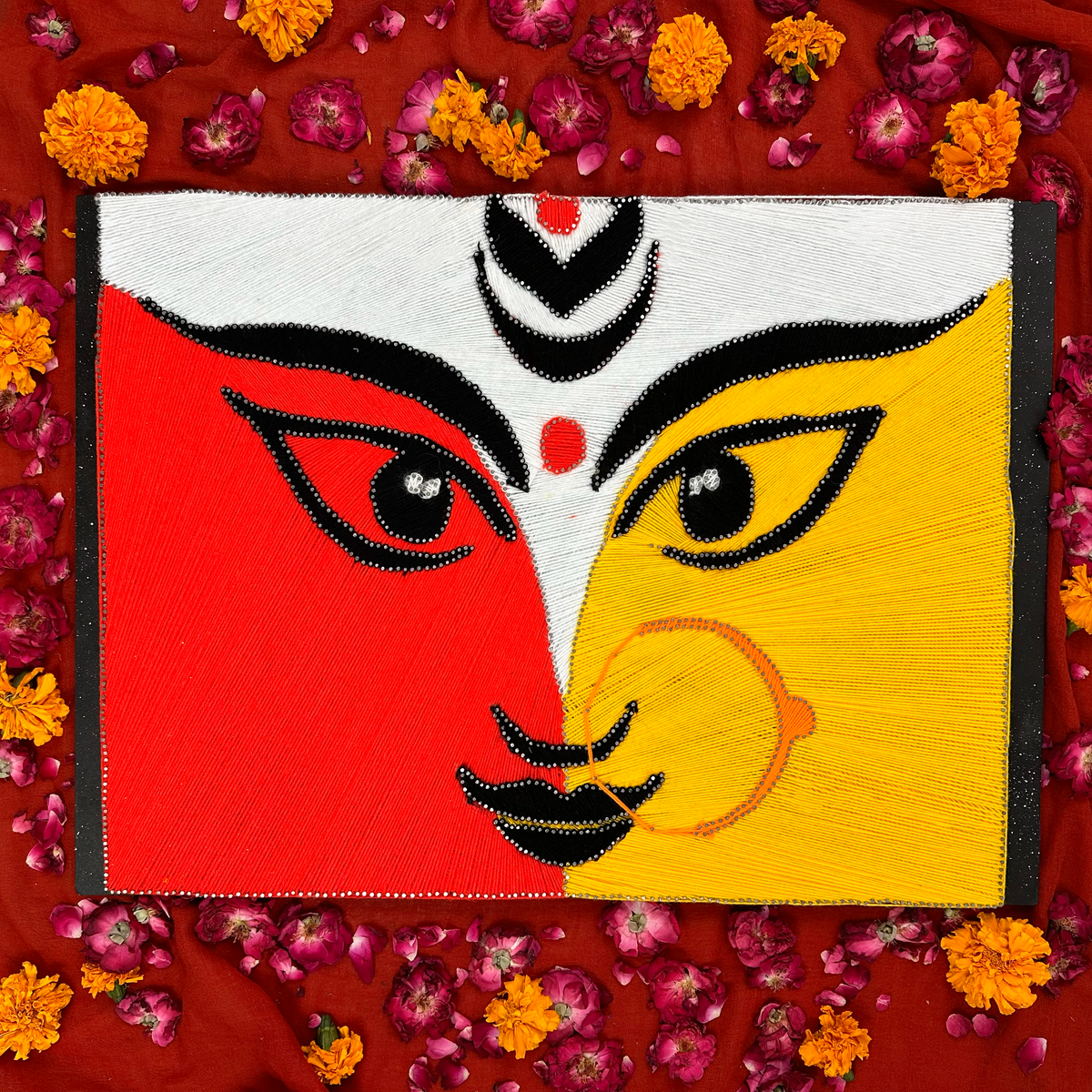 Godess Durga Shakti : Festival string art