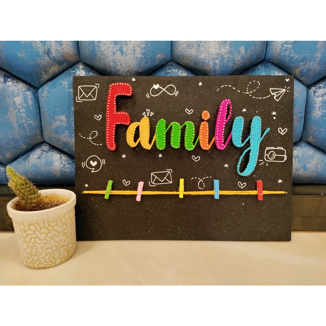 Threads of Love: Family String Art