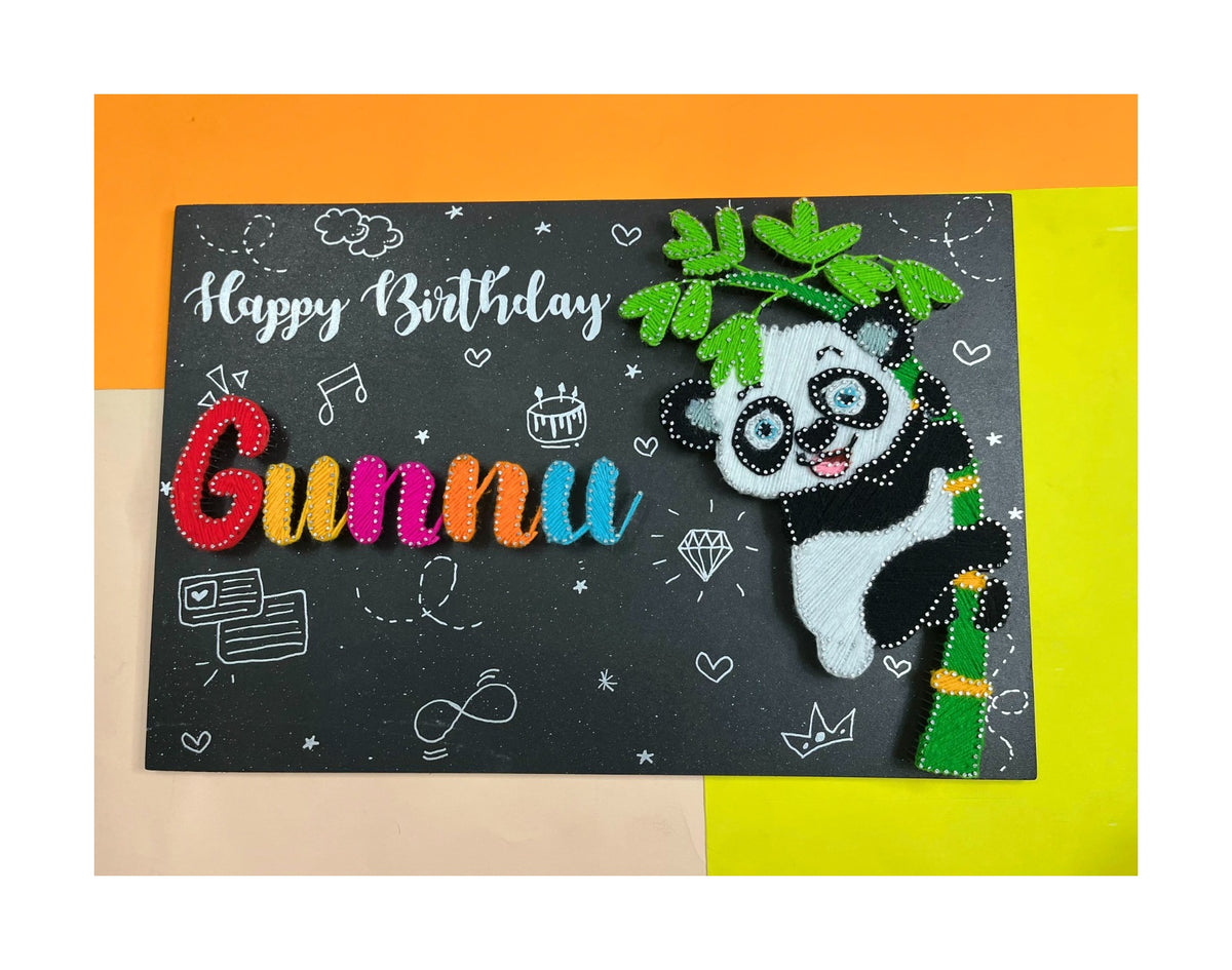 Pandalicious Birthday Bash: A Panda String Art Masterpiece