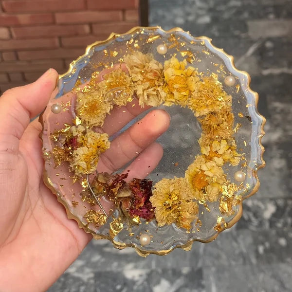 Rose Preservation Resin Plate