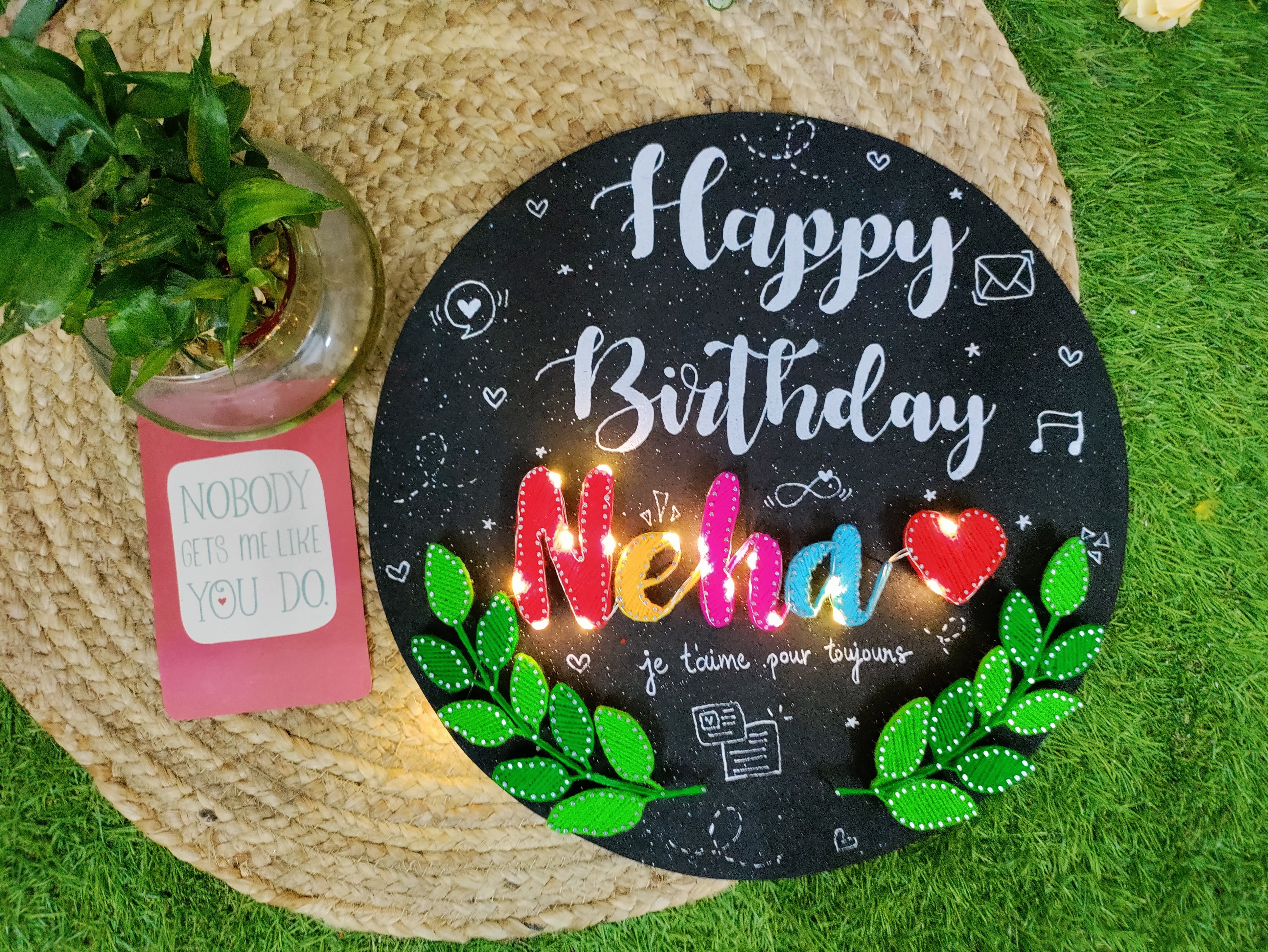 Customisable birthday products