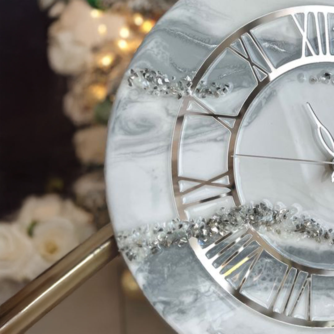 Luxury Epoxy Resin Clock – A Timeless Masterpiece