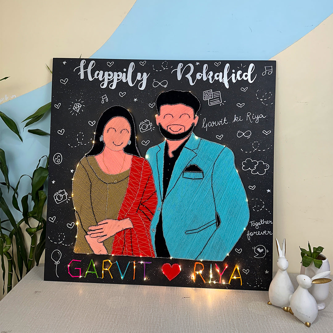 From Pixels to Strings : A Unique Wedding Gift