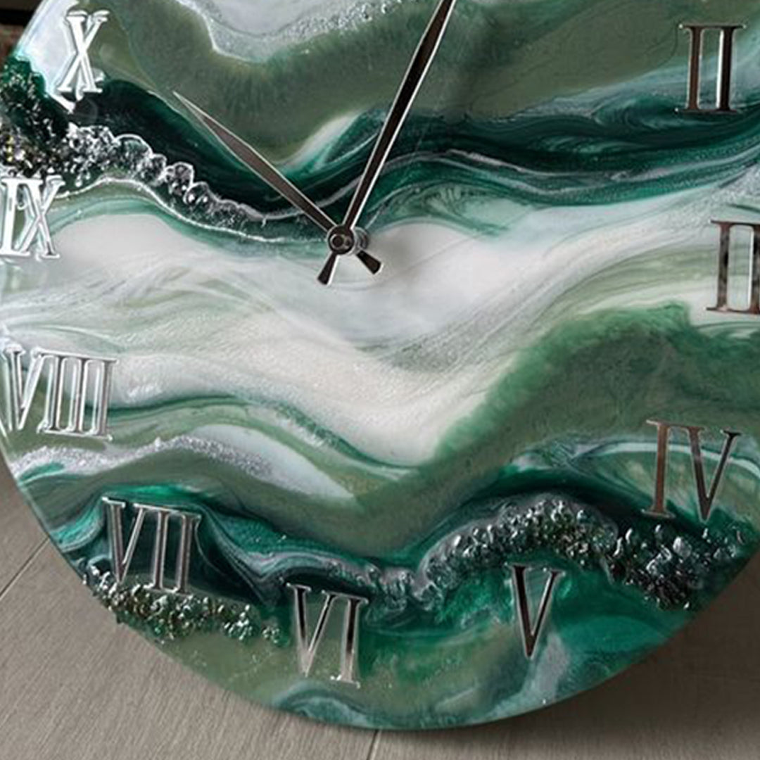 Whispers of Time – Elegant Resin Clock with a Story