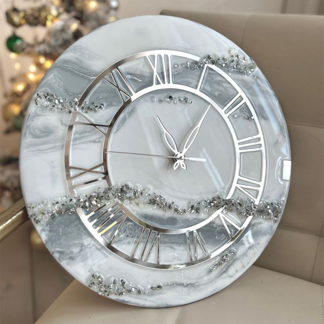 Artistic Resin Wall Clock – A Bold & Beautiful Design