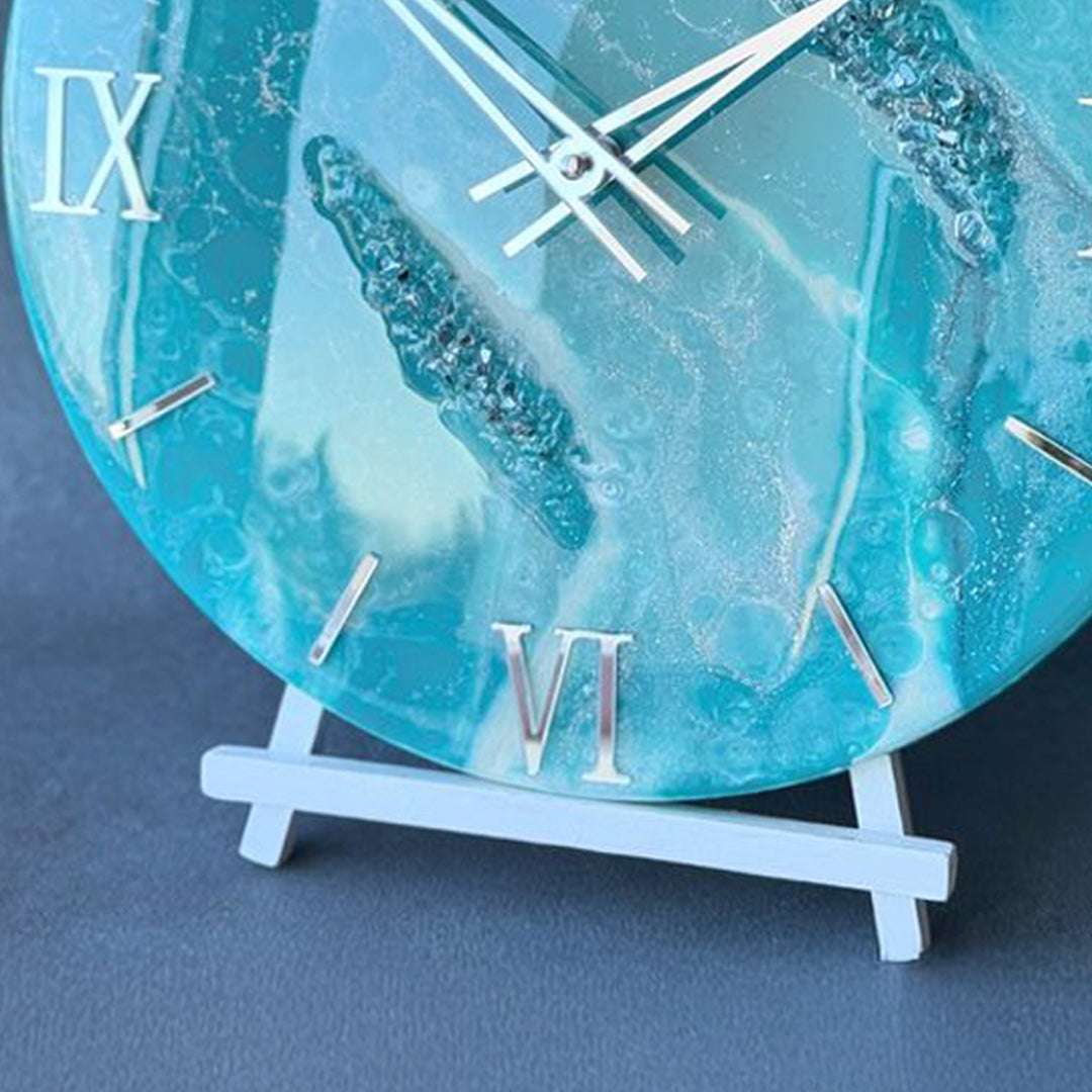 Vibrant Resin Clock – A Pop of Color for Any Room