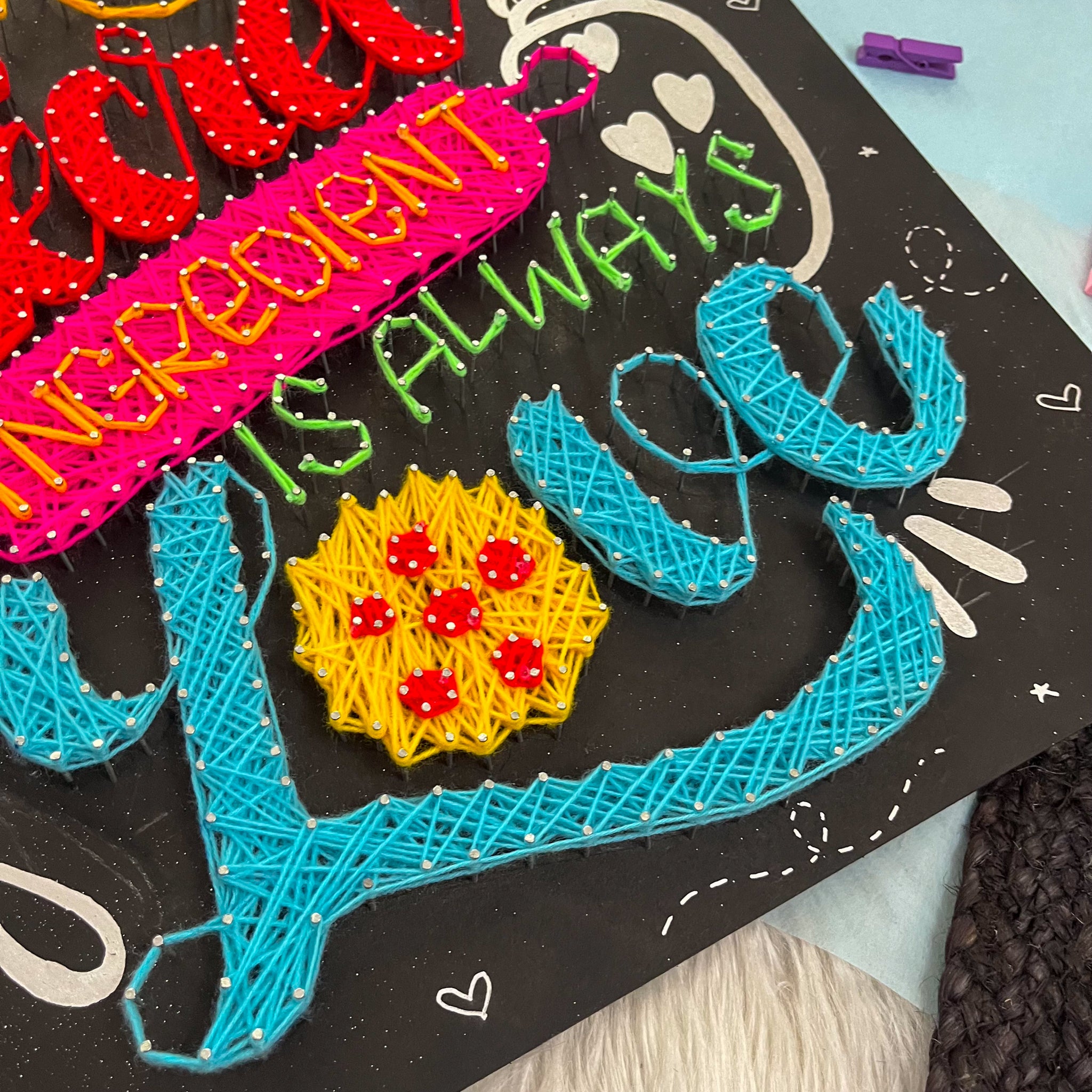 The Secret Ingredient is Always Love – Mother’s Day String Art Gift for Mom