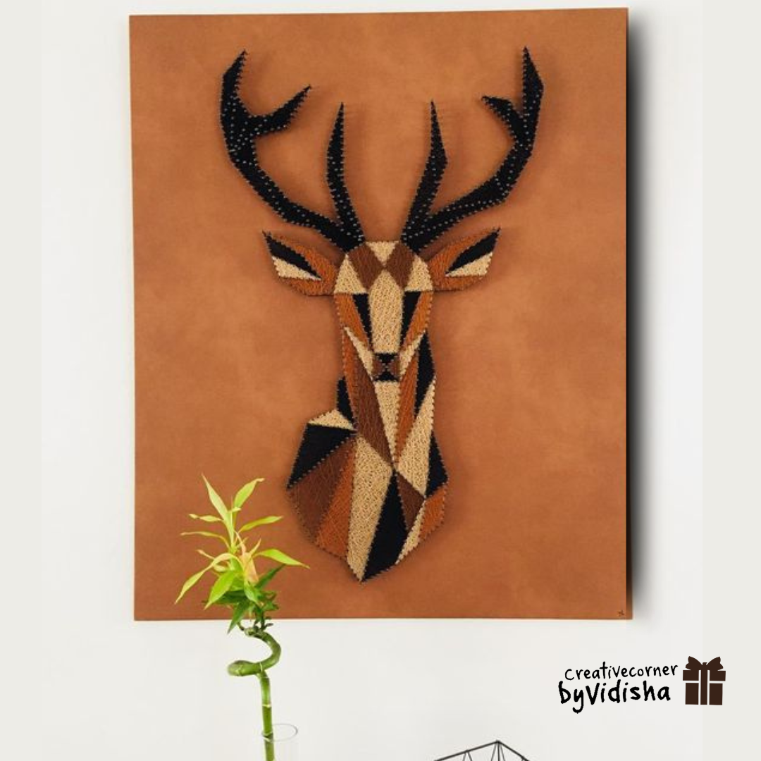 Forest Enchantment: Deer String Art Wall Decor