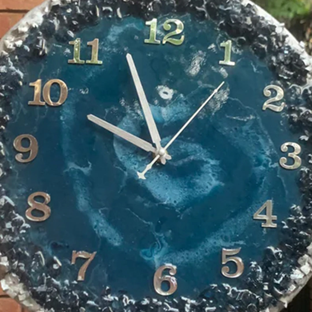 Resin Art Clock