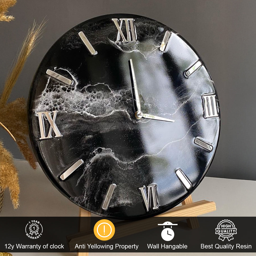 Enchanted Hour – A Resin Clock with Mystical Charm