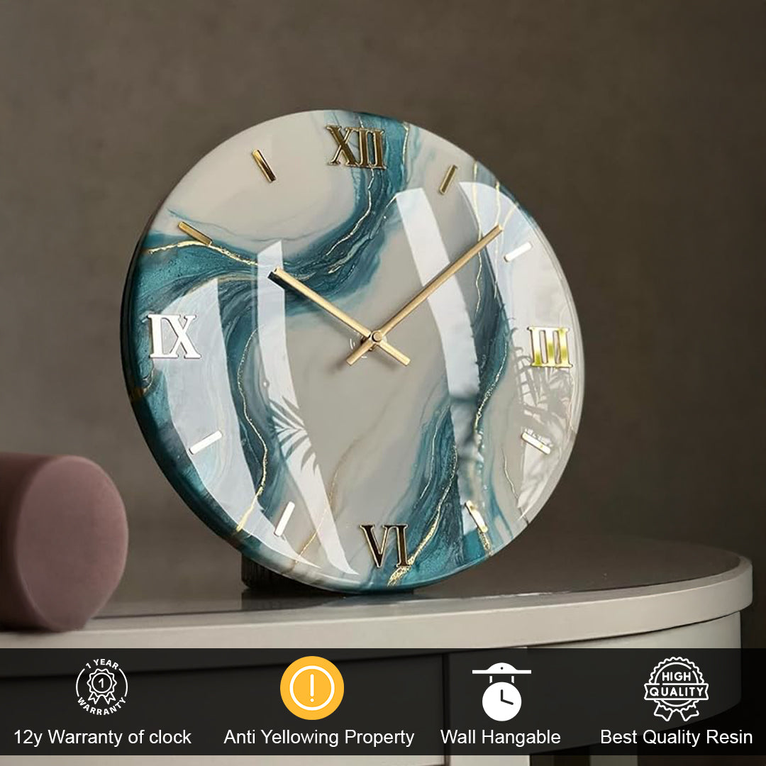 Minimalist Resin Clock – Simple, Elegant & Timeless