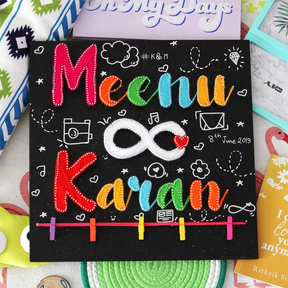 Infinite Love : A Personalized String Art Name Board