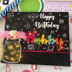 Illuminating Wishes: Birthday String Art Gift