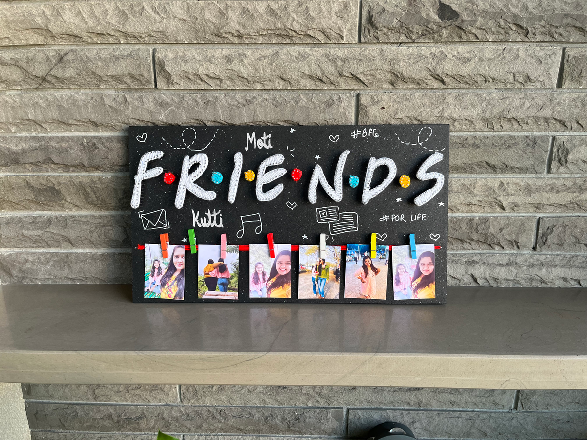 Threads of Friendship: A Handcrafted String Art For Friends