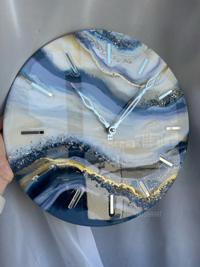 Clock Resin Art