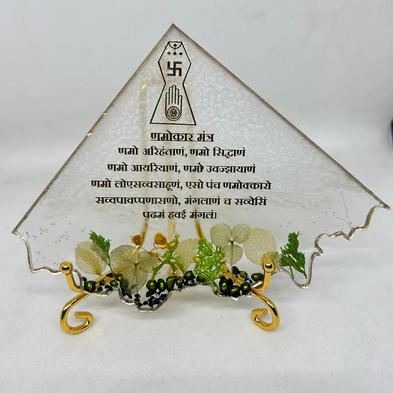 Namokar Mantra Resin Art