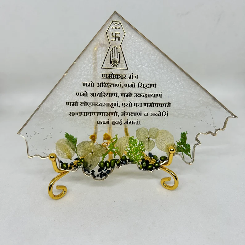 Namokar Mantra Resin Art