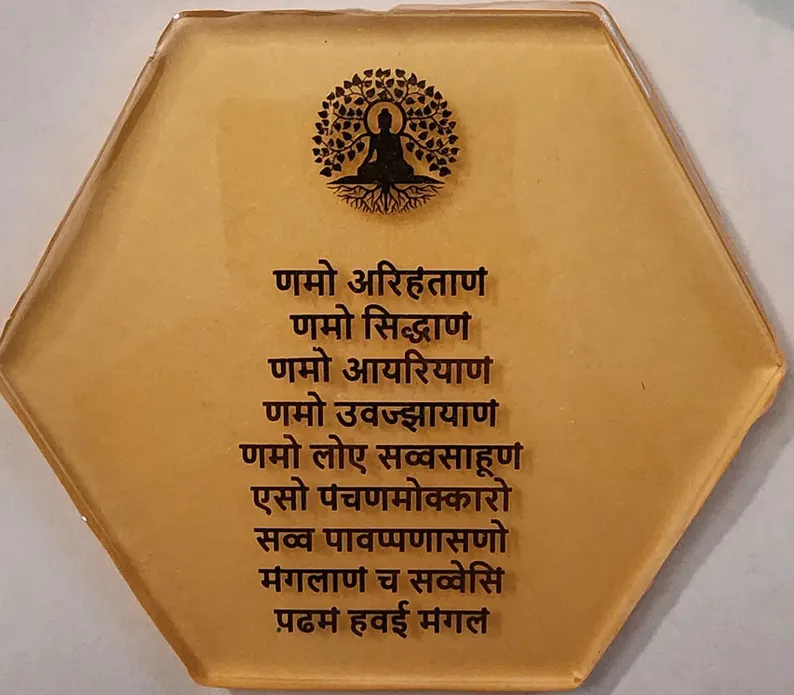 Namokar Mantra Resin Art