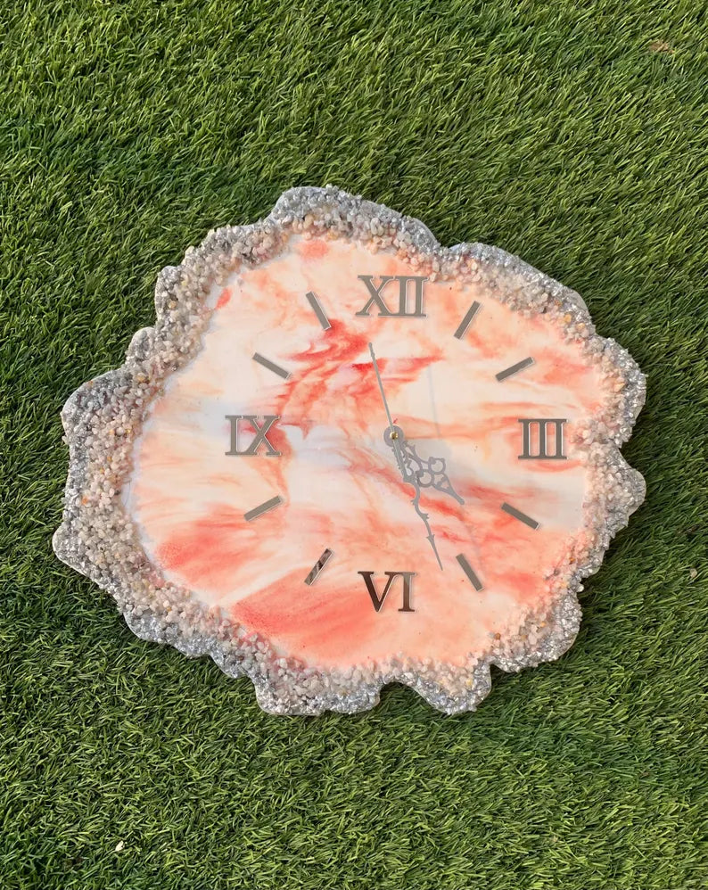 Resin Art Clock