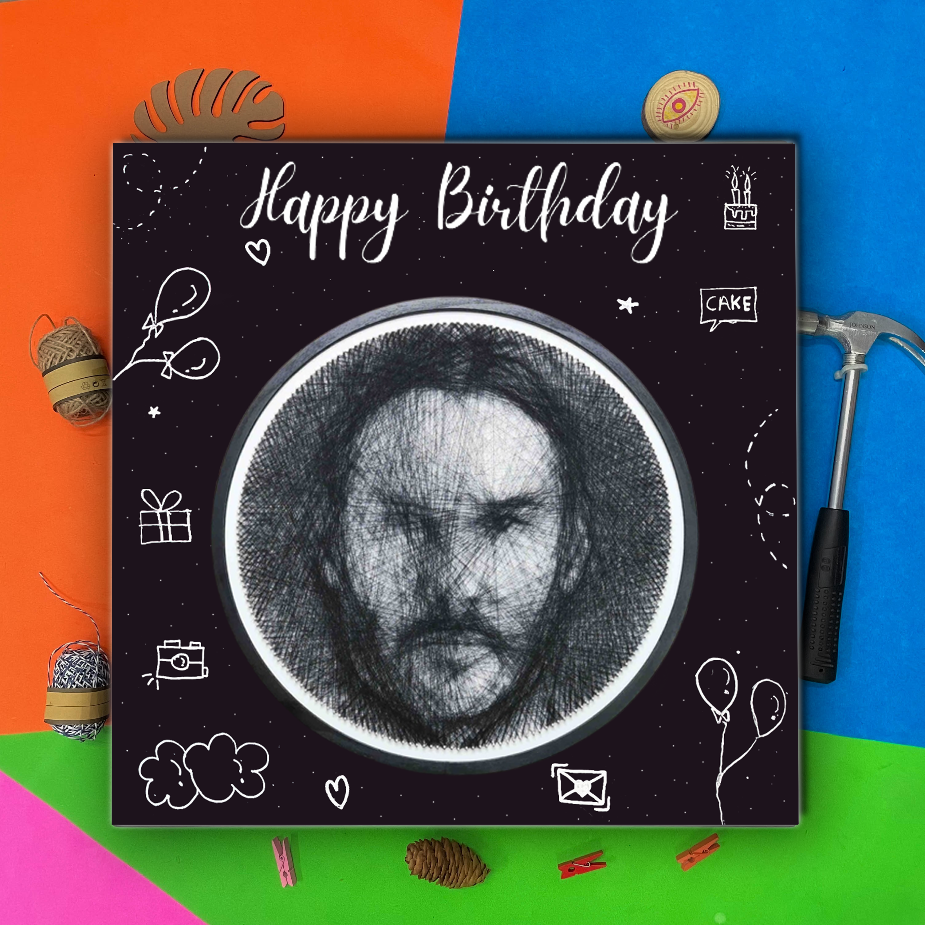 Happy Birthday John Wick String Art