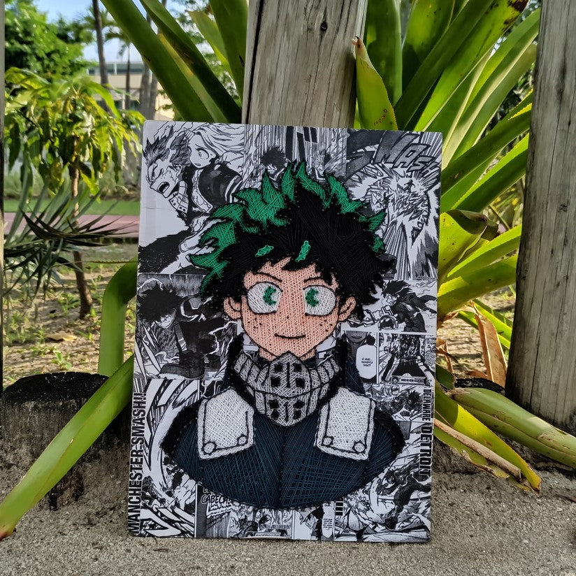 Weaving Dreams: Deku's String Art Adventure (Anime)