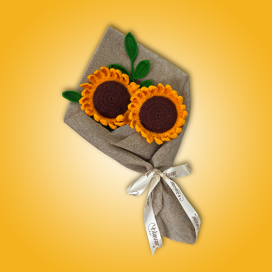 Crochet Sunflower (Set of 2)