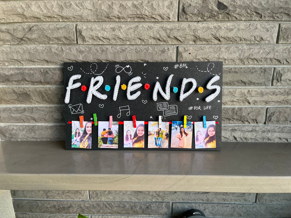 Threads of Friendship: A Handcrafted String Art For Friends
