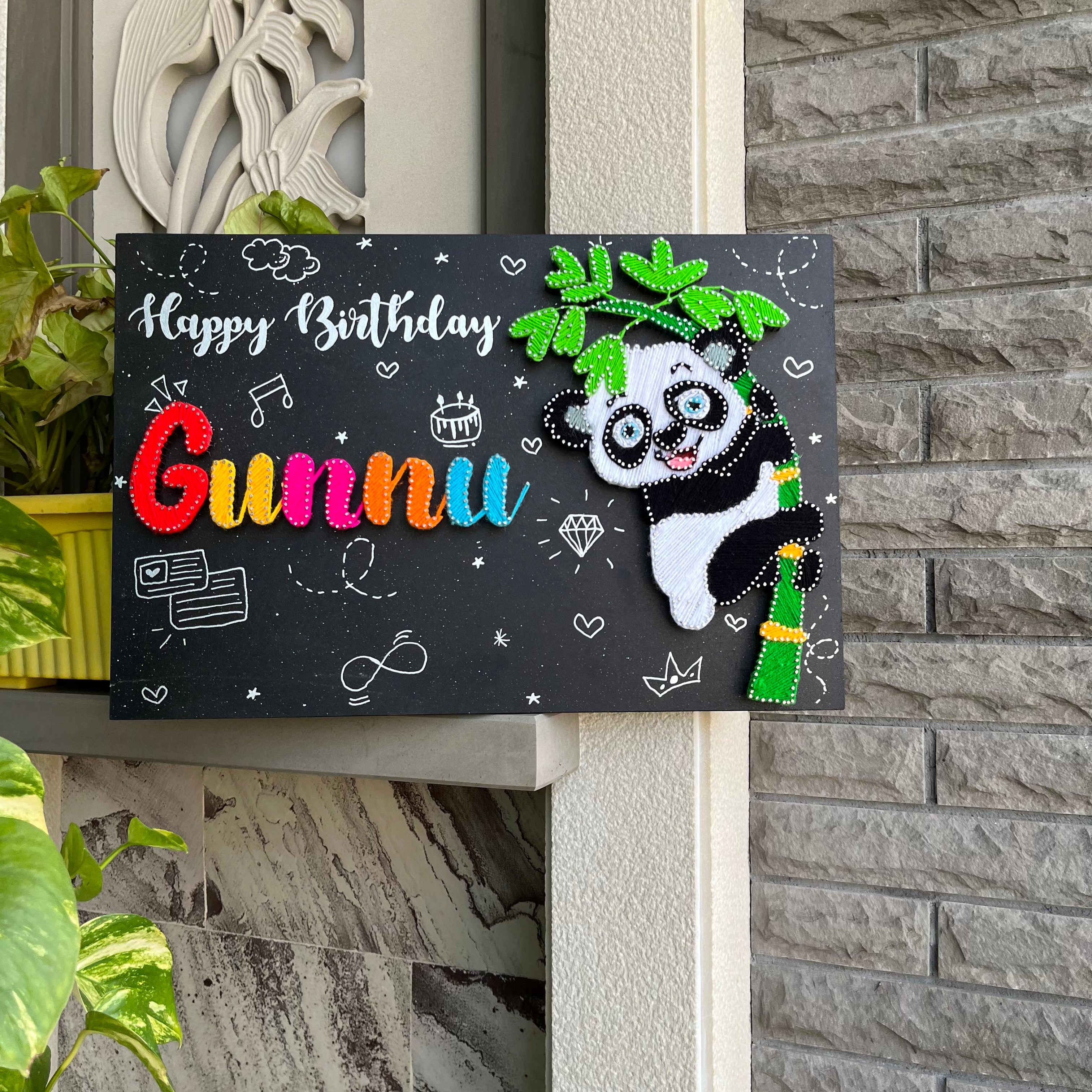 Pandalicious Birthday Bash: A Panda String Art Masterpiece